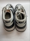 Nike Dunk Low Black Cool Grey Safety Orange Youth Sneakers Size 6 5y