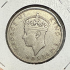 1939 Seychelles Silver One Rupee Better Coin