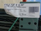 Interlake 8  X 36  Teardrop Pallet Racking Upright 3x3  Leg 23900lb Green