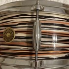 Gretsch Usa Custom Snare Oyster Orange Black 5 5x14 Rare Make   Barton Snare Bag