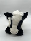 Russ Berrie Yomiko Classic Stuffed Plush Black   White Cow 15   