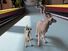 Schleich Lesser Kudu Adult   Calf Figure 14645 14644 Wildlife Toy 2010 Retired