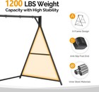 Upgraded 7 Ft Rattan Porch Swing Frame  Heavy Duty 1200 Lbs Weight Capacity