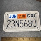 Vintage California Motorcycle License  23n5680