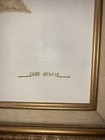 June Marie Original Oil On Canvas African American Woman   Earrings Painting