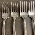 6 International Silver 1847 Rogers Bros Silverplate Ambassador Salad Forks