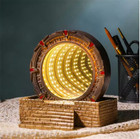 Stargate Glowing Resin Figures Model Toy Crafts Light Lamp Room Table Decor