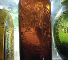 1870s J h cutter Old Bourbon  crown  A p hotaling Applied Lip Old West Whiskey