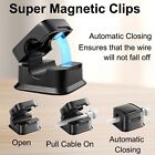12 Pcs Magnetic Cable Clips Spring Cord Organizer Holder Desk  Cord Holder