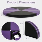 Pole Dance Crash Mat Round Portable Yoga Mat With Epe Foam Safety Dancing