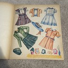 Vtg Pretty As A Picture Paper Dolls Original uncut 4 Pages Saalfield 1954