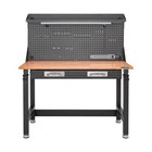 Seville Classics Ultrahd   Height Adjustable Lighted Work Center  45  W X 22  D