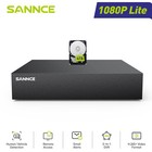 Sannce 16ch 8ch 1080p Lite Dvr Video Recorder Cctv Security System Ai Detection