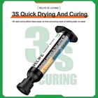 Relife Fast Drying Uv Solder Mask Ink Fast Curing Rl-uvh902 3s 10cc Pcb - White