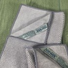 Norwex Diamond Textured Kitchen Towel   Cloth Set Amethyst Microfiber Baclock