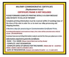 23rd Infantry Division  vietnam  Certificate Of Combat Service   Commemorative