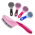 Professional Horse Mane And Tail Brush - Ergonomic Handle For Grooming   Massage