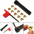 1pc Ser1212h16 Lathe Turning Tool Holder 10p 16er Ag60 Threading Carbide Insert