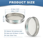 100 Mesh Lab Sieve  11 8  Diameter Test Sieve 304 Stainless Steel 0 15mm 