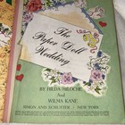 The Paper Doll Wedding Vintage Little Golden Book  All Outfits No Dolls A Ed