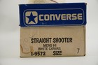 Vintage Nos 1970s Converse High Tops Straight Shooters Basketball Shoes  Size 7