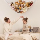 Large Corner Stuffed Animal Storage Hammock Plush Toy Organizer Net Kids Nursery