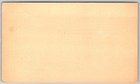 Unused Us Postal Card Benjamin Franklin 2 Cents Vintage Blank Front Postcard