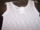 Girls Jc Collection White Nylon Stretch Lace Slip Sizes 2t - 16