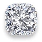 Certified 3 00 Ct Cushion Cut Natural D Color Lab Grown Cvd Diamond Vvs1 Clarity