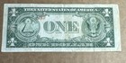 1935 G Series  1 Dollar Bill  Blue Seal  Silver Certificate -off Centered