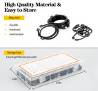 500pcs Retaining Ring Set  M4-m28  21 Sizes Alloy Steel Circlip Snap Ring Set
