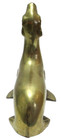 Vintage Solid Brass Sea Lion Figurine  8 7 8   X 7 1 4   Heavy  Weighs 4 Lbs