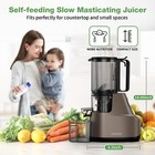 Cold Press Juicer jujuicer Slow Masticating high Juice  easy To Clean bpa-free