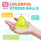 12-pack Fidget Stress Balls Slow Rising Sensory Hand Therapy Kids Adults