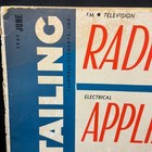 Radio   Television Retailing Magazine June 1947 Vintage Admiral Ge Ads Fm Tv
