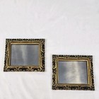 Vintage Pair Wall Mirrors Carved Gilt French Louis Xvi J Byron Hollywood Regency