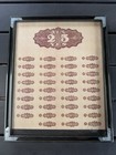 Ww2 Japanese 25 Yen War Bond Framed W  Complete Coupons  000096 - Uncirculated 