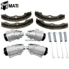 Front Brake Wheel Cylinders   Shoes All 4 For Honda Trx400fw Foreman 400 1995-98