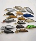 Lot Of  17  Vintage Crankbait Fishing Lures Used Beater Lot Of Lures Bass Fishin