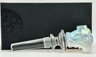 Rosenthal Versace Crystal Wine Bottle Stopper Iridescent In Original Box