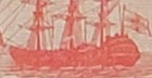 Ascension  Gv  1924  Error   broken Mainmast  Flaw On 1  d Rose-red  Fine Mint 