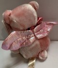 Dandee Pink Heart Bear W  Wings Plush  7    Sitting Stuffed Animal New