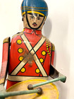 Antique 1930 s Wolverine Drum Major  27 Wind Up Tin Vintage Toy Soldier 13 