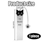 Cat Bookmark Zinc Alloy Kitten Pet Book Marker For Women Cute Bookmark For Re   