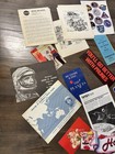 Large Lot Of Vintage    Antique Ephemera-postcards-stickers-art-media-booklet