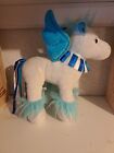 Ganz Sapphire Pegasus Plush Webkinz Blue White Stuffed Animal  
