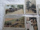 Antique Lot Of 11 Sweet Caporal Cigarette Trade Cards  World War 1 Era Military