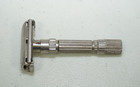 Vintage Gillette Fatboy Adjustable 1-9 Safety Razor E1 Date Code 1959 Usa