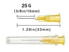 25g X 5 8 Needle  25 Gauge 5 8 Inch Needle  25g Needles 100 Pack