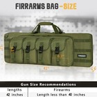 Double Rifle Case Soft Bag 42  Gun Case Tactical For Rifle Pistol Firearm Sto   